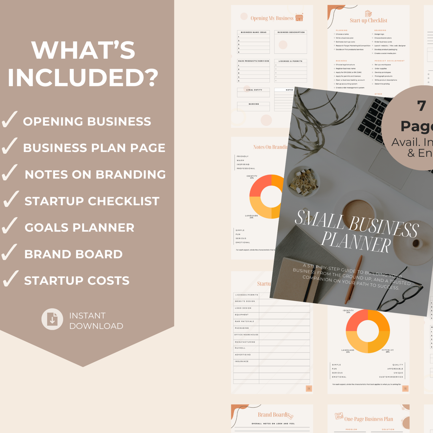 Launch Your Business Printable Planner Bundle