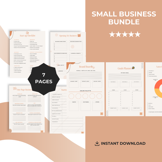 Launch Your Business Printable Planner Bundle