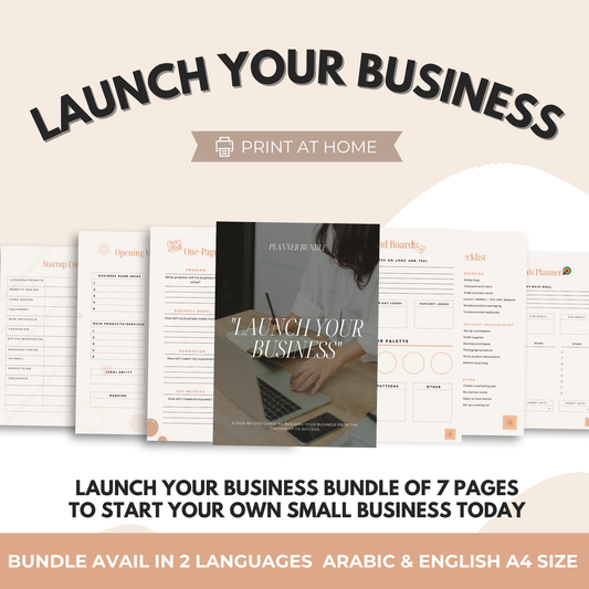 Launch Your Business Printable Planner Bundle