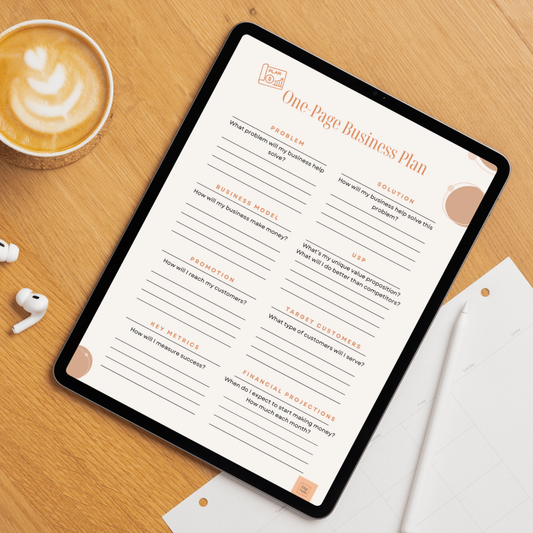 Free "Small Business Plan" Page | Free Download Printable PDF